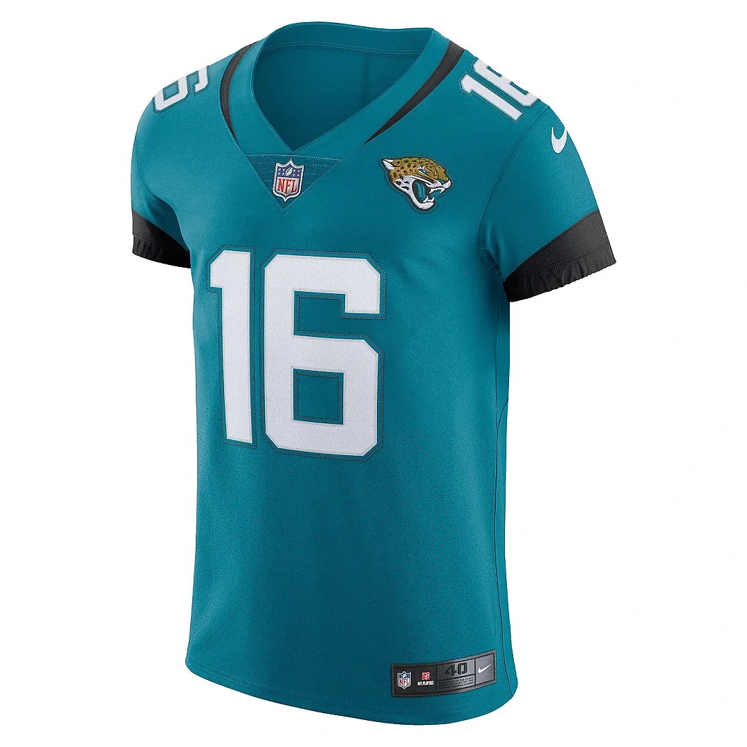 Zennovawear Men's Jacksonville Jaguars Trevor Lawrence Teal Vapor Elite Jersey