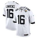 Zennovawear Men's Jacksonville Jaguars Trevor Lawrence White Game Jersey