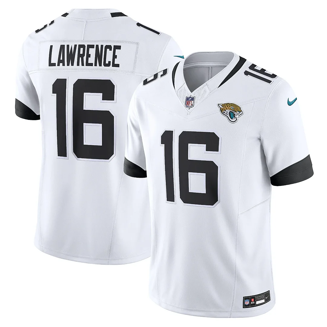 Zennovawear Men's Jacksonville Jaguars Trevor Lawrence White Vapor F.U.S.E. Limited Jersey