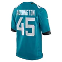 Zennovawear Men's Jacksonville Jaguars Tucker Addington Teal Team Game Jersey
