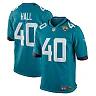 Zennovawear Men's Jacksonville Jaguars Tyler Hall Teal Team Game Jersey