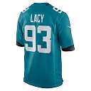 Zennovawear Men's Jacksonville Jaguars Tyler Lacy Teal Team Game Jersey