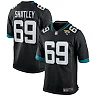 Zennovawear Men's Jacksonville Jaguars Tyler Shatley Black Game Jersey