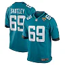 Zennovawear Men's Jacksonville Jaguars Tyler Shatley Teal Game Jersey