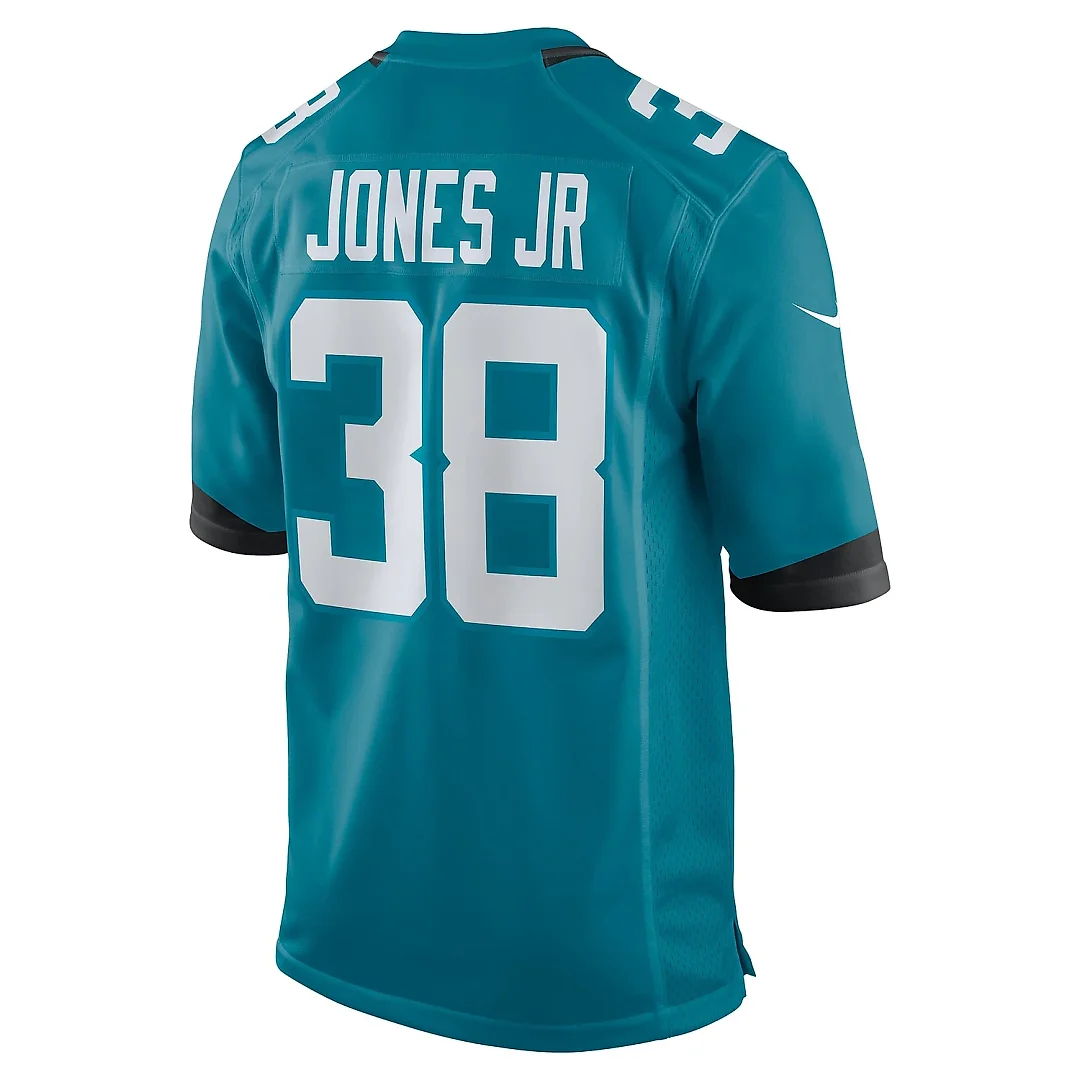Zennovawear Men's Jacksonville Jaguars Velus Jones Jr. Teal Team Game Jersey