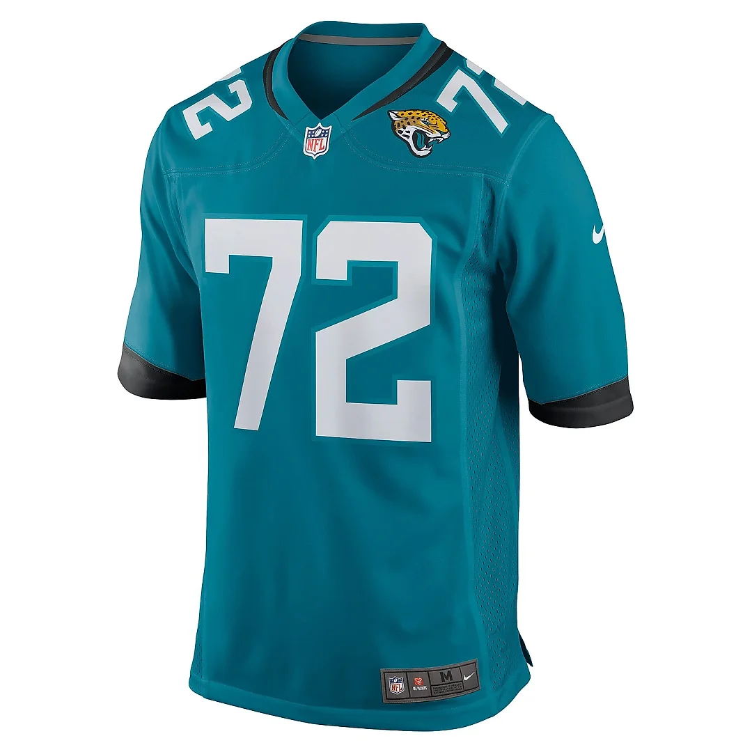 Zennovawear Men's Jacksonville Jaguars Walker Little Teal Game Jersey