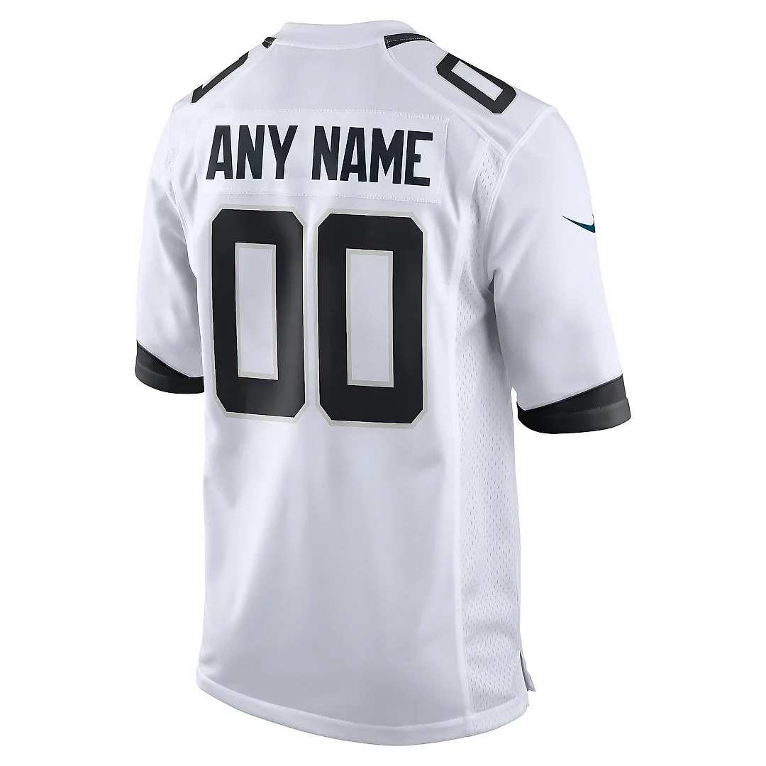 Zennovawear Men's Jacksonville Jaguars White Custom Game Jersey