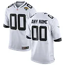 Zennovawear Men's Jacksonville Jaguars White Custom Game Jersey
