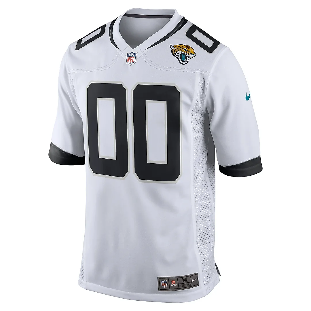 Zennovawear Men's Jacksonville Jaguars White Custom Game Jersey