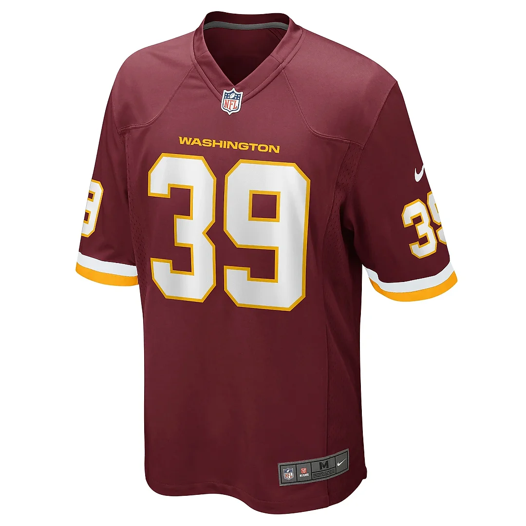 Zennovawear Men's Jeremy Reaves Washington Football Team Burgundy Game Player Jersey