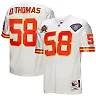 Zennovawear Men's Kansas City Chiefs 1994 Derrick Thomas Mitchell & Ness White Throwback Retired Player Jersey