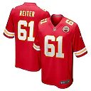 Zennovawear Men's Kansas City Chiefs Austin Reiter Red Game Player Jersey
