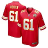 Zennovawear Men's Kansas City Chiefs Austin Reiter Red Game Player Jersey