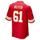 Zennovawear Men's Kansas City Chiefs Austin Reiter Red Game Player Jersey