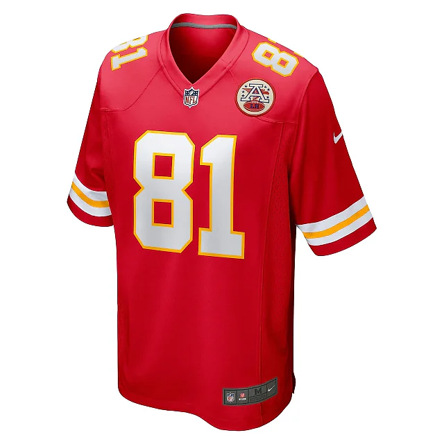 Zennovawear Men's Kansas City Chiefs Blake Bell Red Game Player Jersey