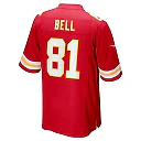 Zennovawear Men's Kansas City Chiefs Blake Bell Red Game Player Jersey