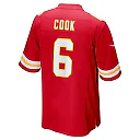 Zennovawear Men's Kansas City Chiefs Bryan Cook Red Game Player Jersey