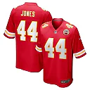 Zennovawear Men's Kansas City Chiefs Cam Jones Red Game Jersey