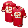 Zennovawear Men's Kansas City Chiefs Carson Steele Red Game Jersey