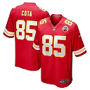Zennovawear Men's Kansas City Chiefs Chase Cota Red Game Jersey