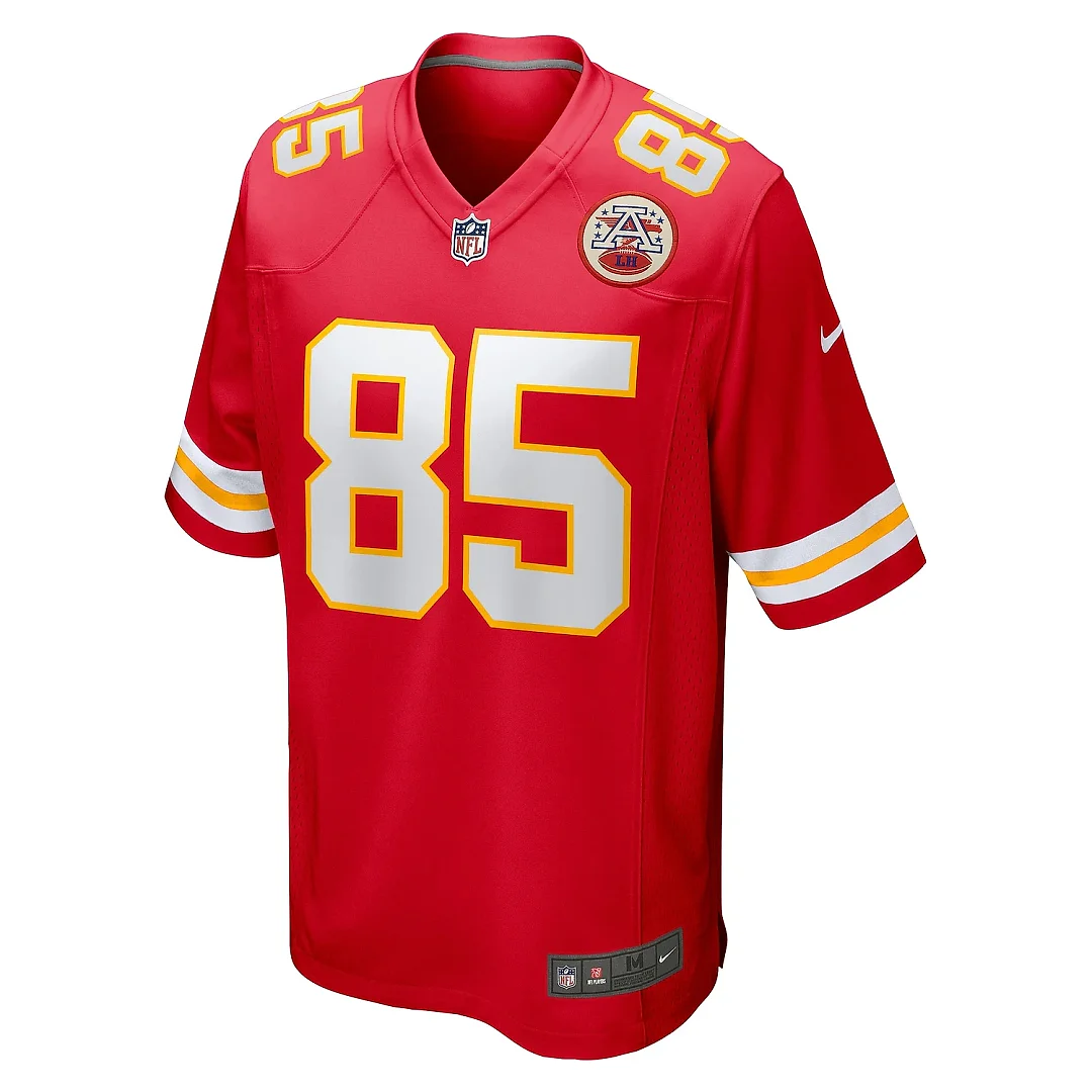 Zennovawear Men's Kansas City Chiefs Chase Cota Red Game Jersey