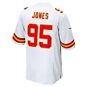 Zennovawear Men's Kansas City Chiefs Chris Jones White Game Jersey