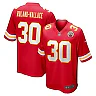 Zennovawear Men's Kansas City Chiefs Chris Roland-Wallace Red Game Jersey