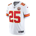 Zennovawear Men's Kansas City Chiefs Clyde Edwards-Helaire White Vapor Limited Jersey