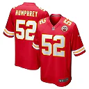 Zennovawear Men's Kansas City Chiefs Creed Humphrey Red Game Jersey