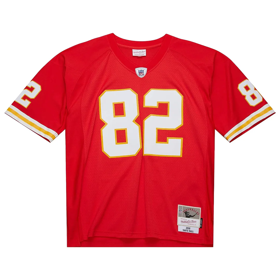 Zennovawear Men's Kansas City Chiefs Dante Hall Mitchell & Ness Red 2002 Legacy Jersey