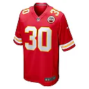 Zennovawear Men's Kansas City Chiefs Darius Rush Red Team Game Jersey