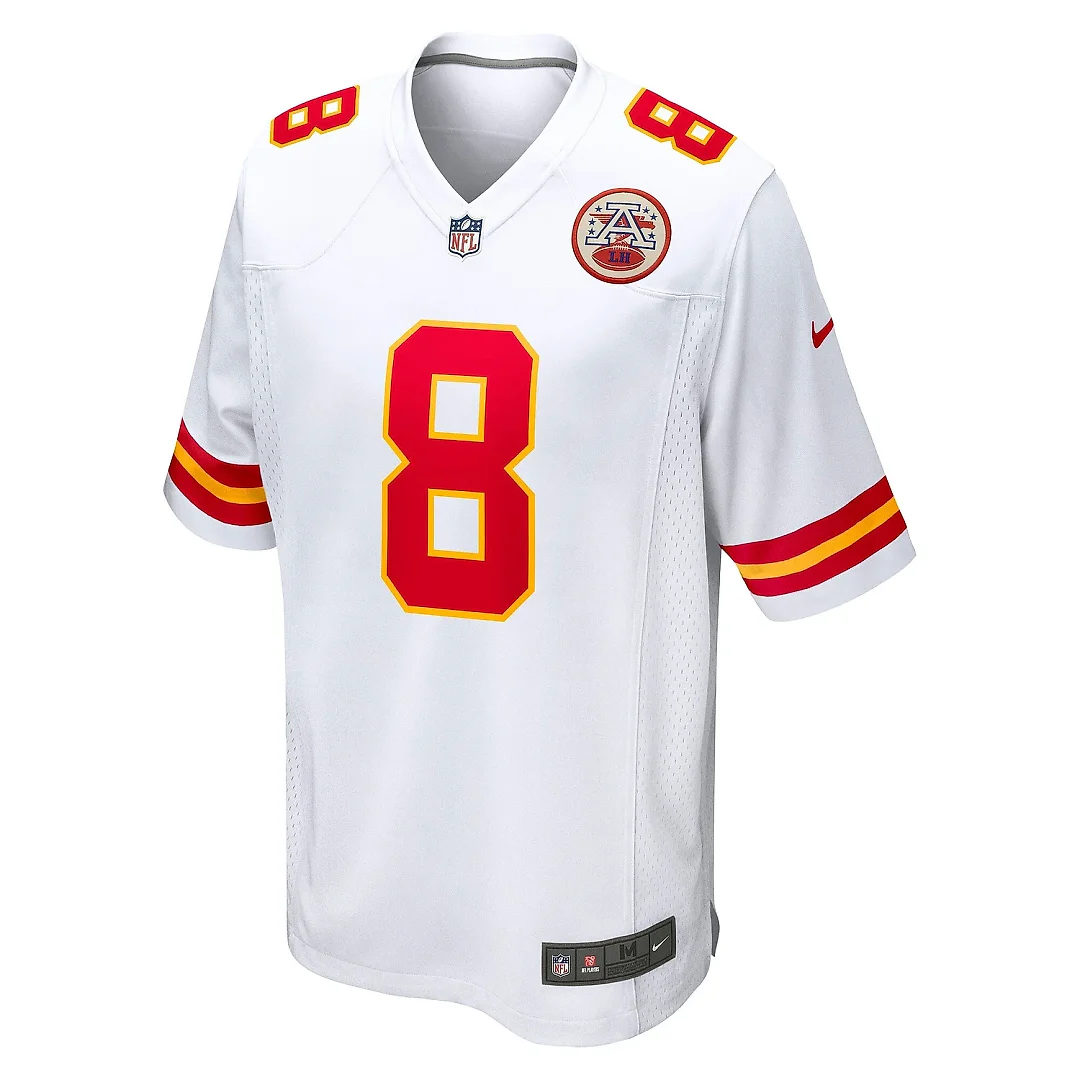 Zennovawear Men's Kansas City Chiefs DeAndre Hopkins White Player Game Jersey