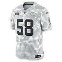 Zennovawear Men's Kansas City Chiefs Derrick Thomas Arctic Camo 2024 Salute to Service Retired Player Limited Jersey