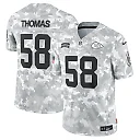 Zennovawear Men's Kansas City Chiefs Derrick Thomas Arctic Camo 2024 Salute to Service Retired Player Limited Jersey