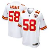 Zennovawear Men's Kansas City Chiefs Derrick Thomas White Retired Player Game Jersey