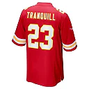 Zennovawear Men's Kansas City Chiefs Drue Tranquill Red Game Player Jersey