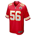 Zennovawear Men's Kansas City Chiefs George Karlaftis Red Player Game Jersey