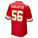 Zennovawear Men's Kansas City Chiefs George Karlaftis Red Player Game Jersey