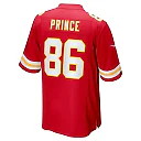 Zennovawear Men's Kansas City Chiefs Gerrit Prince Red Team Game Jersey