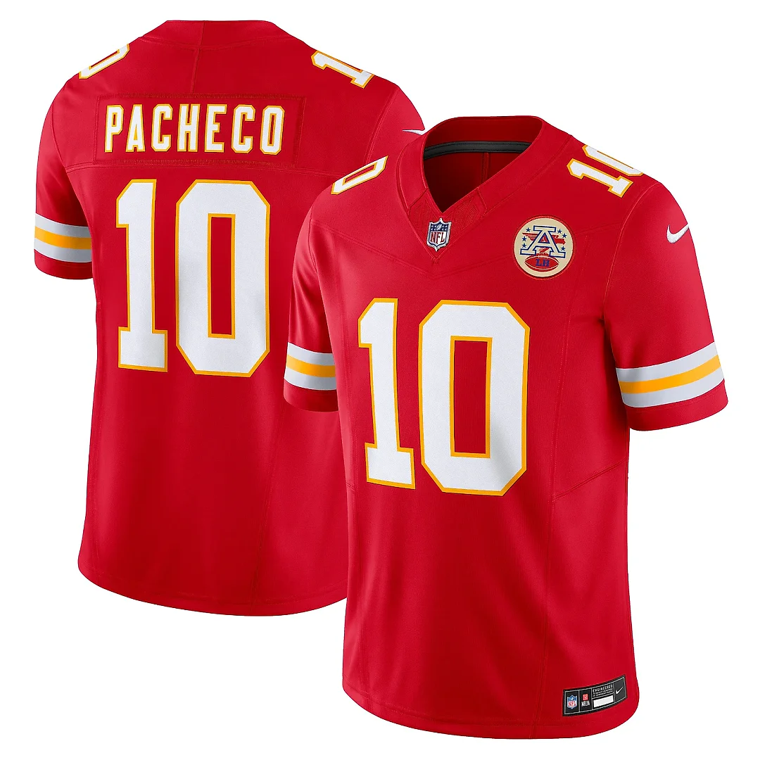 Zennovawear Men's Kansas City Chiefs Isiah Pacheco Red Vapor F.U.S.E. Limited Jersey