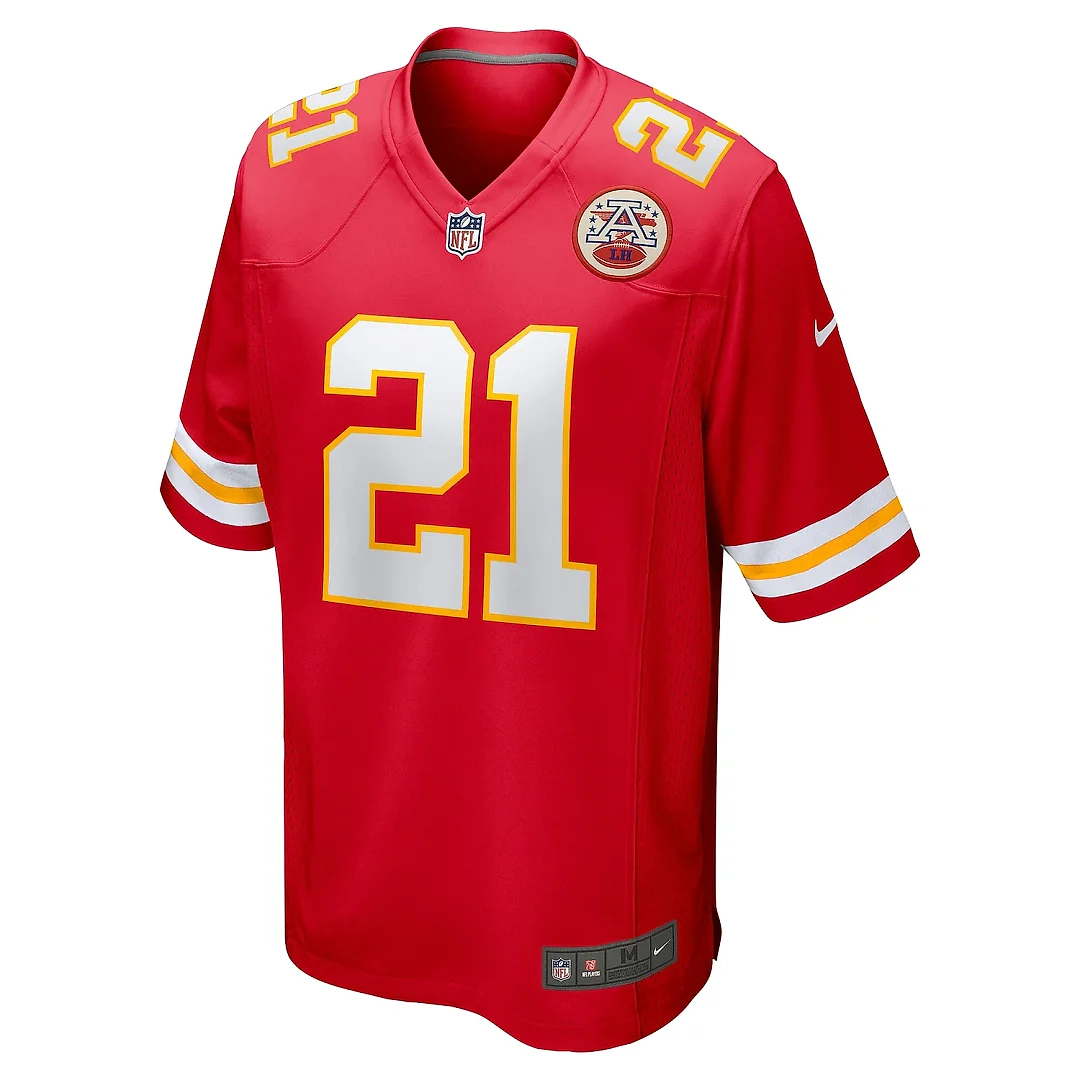 Zennovawear Men's Kansas City Chiefs Jaden Hicks Red Game Jersey