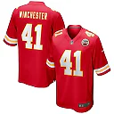 Zennovawear Men's Kansas City Chiefs James Winchester Red Game Jersey