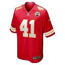 Zennovawear Men's Kansas City Chiefs James Winchester Red Game Jersey