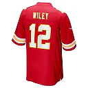 Zennovawear Men's Kansas City Chiefs Jared Wiley Red Game Jersey