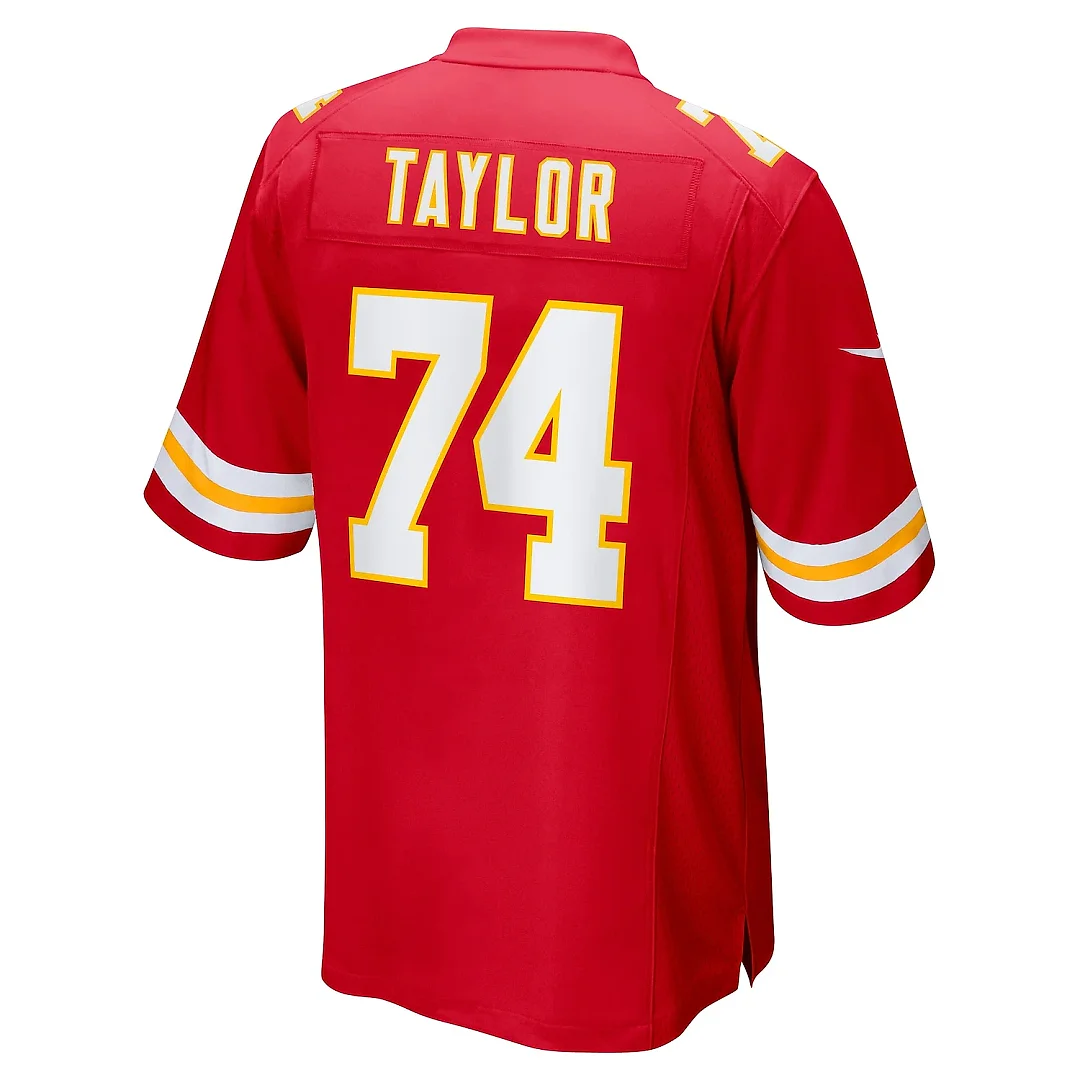 Zennovawear Men's Kansas City Chiefs Jawaan Taylor Red Game Player Jersey