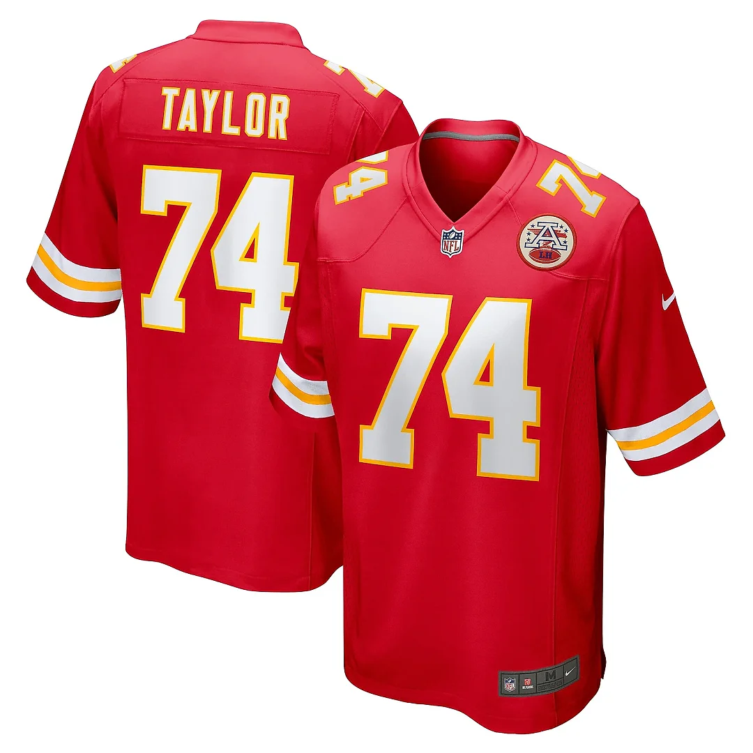 Zennovawear Men's Kansas City Chiefs Jawaan Taylor Red Game Player Jersey