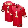 Zennovawear Men's Kansas City Chiefs Jerick McKinnon Red Game Player Jersey