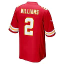 Zennovawear Men's Kansas City Chiefs Joshua Williams Red Game Jersey
