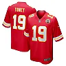 Zennovawear Men's Kansas City Chiefs Kadarius Toney Red Game Player Jersey