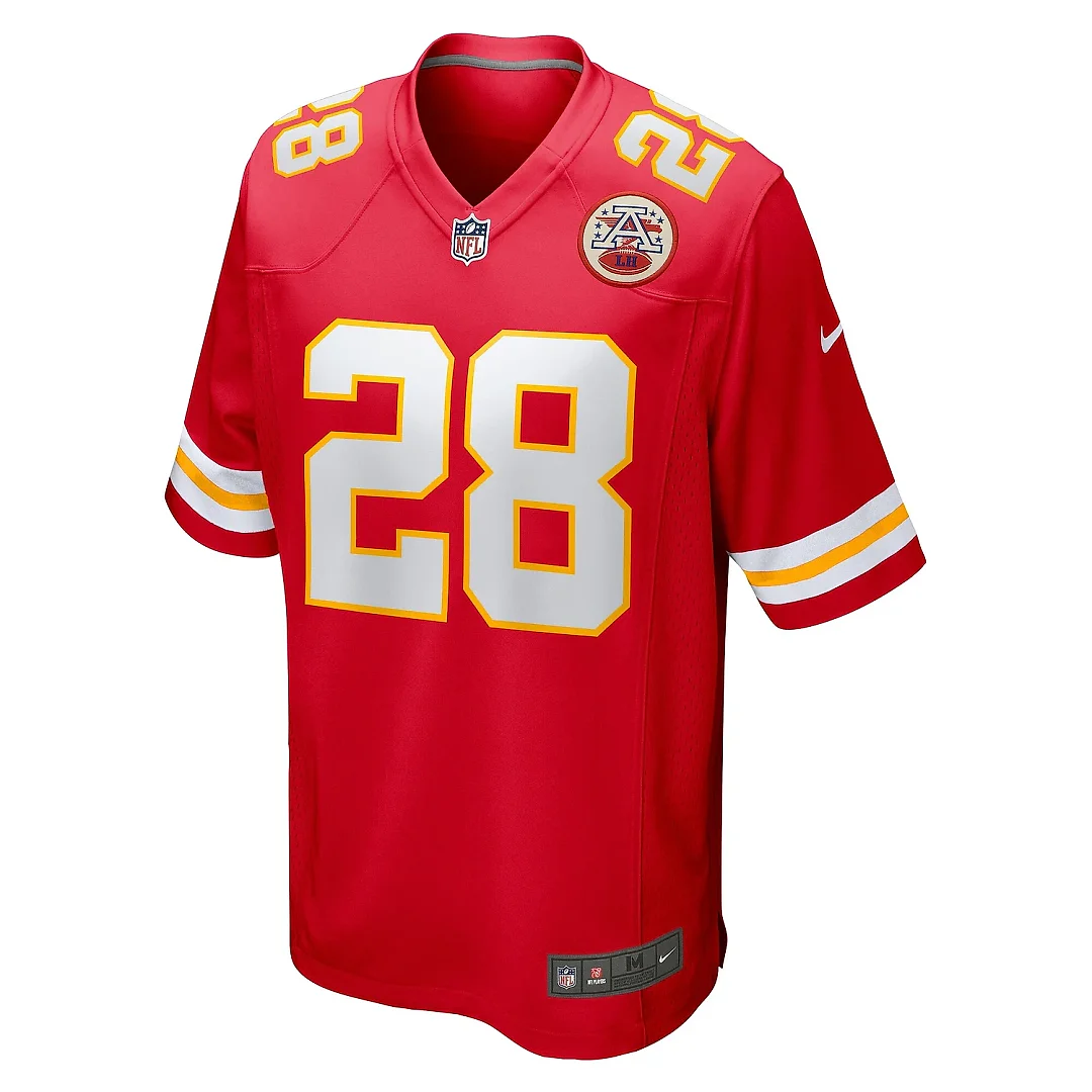Zennovawear Men's Kansas City Chiefs Keith Taylor Red Team Game Jersey